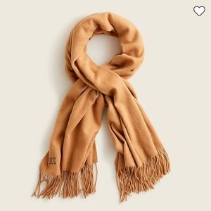 J Crew Wool-Blend Pull-Through Scarf